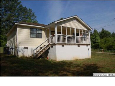 back view of covered deck