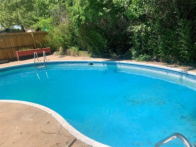 Swimming pool ready to jump in