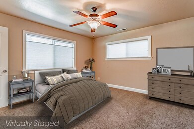 28 master bed staged