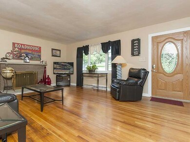 Living Room. New entry door with keyless entry
