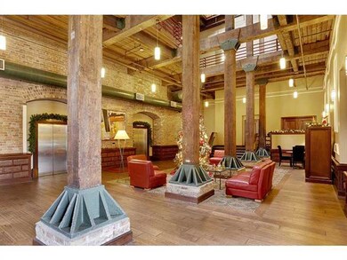 Lobby/Reception. Atrium looks up 5 floors through