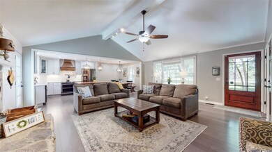 Open floor plan. Bamboo floors!