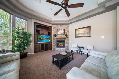 Stone Gas Fireplace