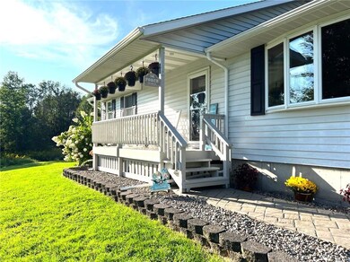 A great front sitting porch.