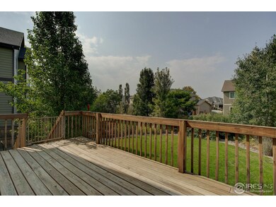 Overlooks large backyard