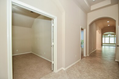 This is a great view from entry all the way back to your spacious living/family area.