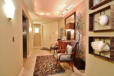Private elevator entry vestibule