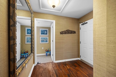 Interior space with wood-type flooring