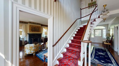 View of Front Hallway & Left Parlor