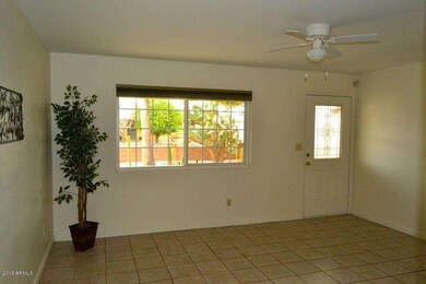Front Door and Living Room
