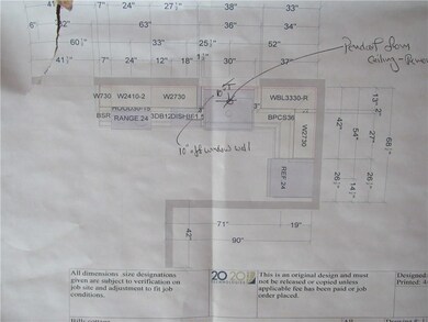 Proposed kitchen layout