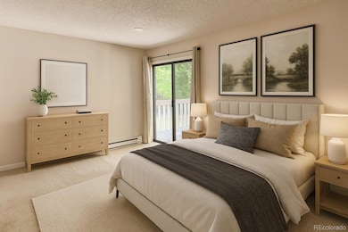 Virtually Staged Primary Bedroom