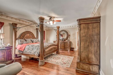 Awesome Master Bedroom with Hardwood Floors, Decor