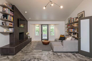 Living Room with Fireplace