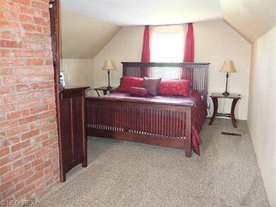 Updated master bedroom on the 2nd floor.