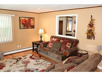 Living Room. Bright and cozy Family Room has conve