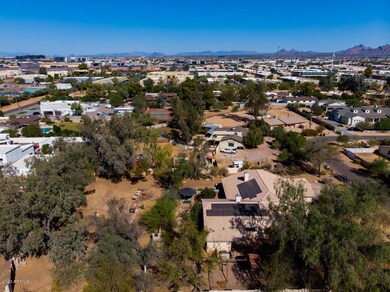 Aerial facing North