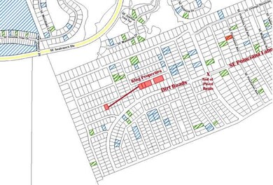 Illustration where lot is located within 6 lots