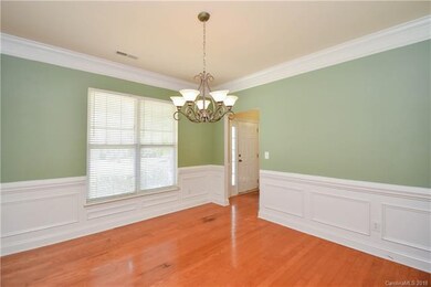 View from dining room into foyer