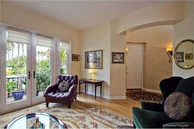 Living Room with Double Anderson Front Doors leadi