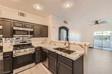 kitchen and living room