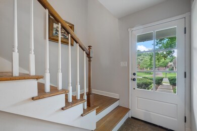 Entryway with stairway
