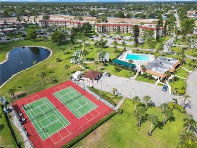 Drone / aerial view of the lake near the Par One amenities area