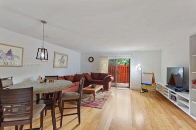 View of living towards patio 