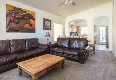 Living, dining & kitchen