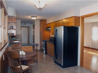 View of Kitchen 9 x 18 New Ceramic Tile Floor, wal