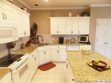 This kitchen has tons of storage including an enor