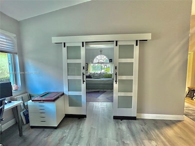 Open Area prior to closed Living Area