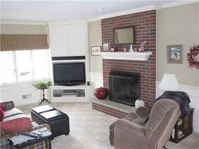 Exterior Front Family Room features a custom built