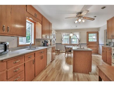 Spacious Kitchen with center island that provides 