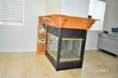 Two way gas fireplace