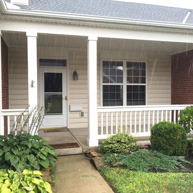 Covered patio and walkway