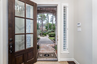 Here's a closer look at the door as you step inside this dreamy home.