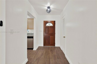 View of front door
