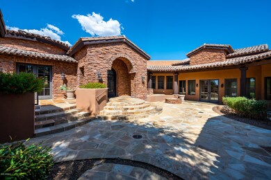 Grand entry courtyard