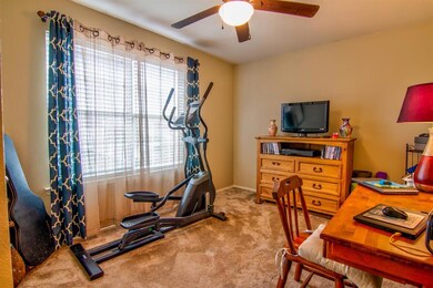 Front bedroom used as an office