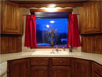 Yes a wonderful window over the Kitchen sink for w