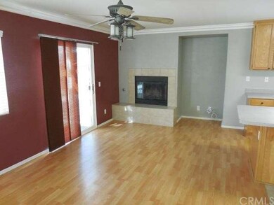 Family room with cozy fireplace