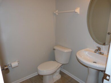 Lower level half bath