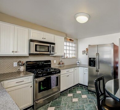 This spacious kitchen allows plenty of room for a 