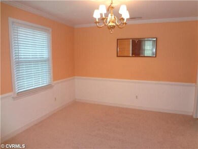 Dining Room - open dining room with new carpet