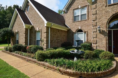 Landscaping across the front