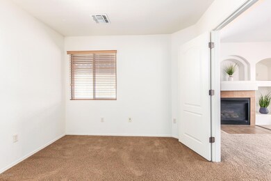 Den with Double Doors