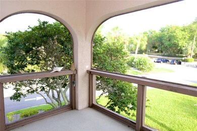 Screened balcony off of living/dining area.