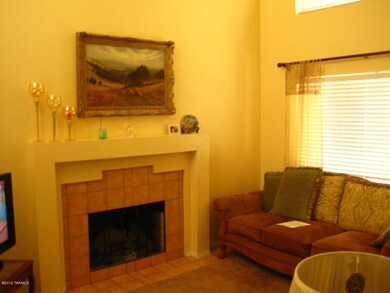 Fireplace in Front Living Area