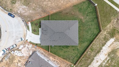 This aerial view of your home shows the amazing vi